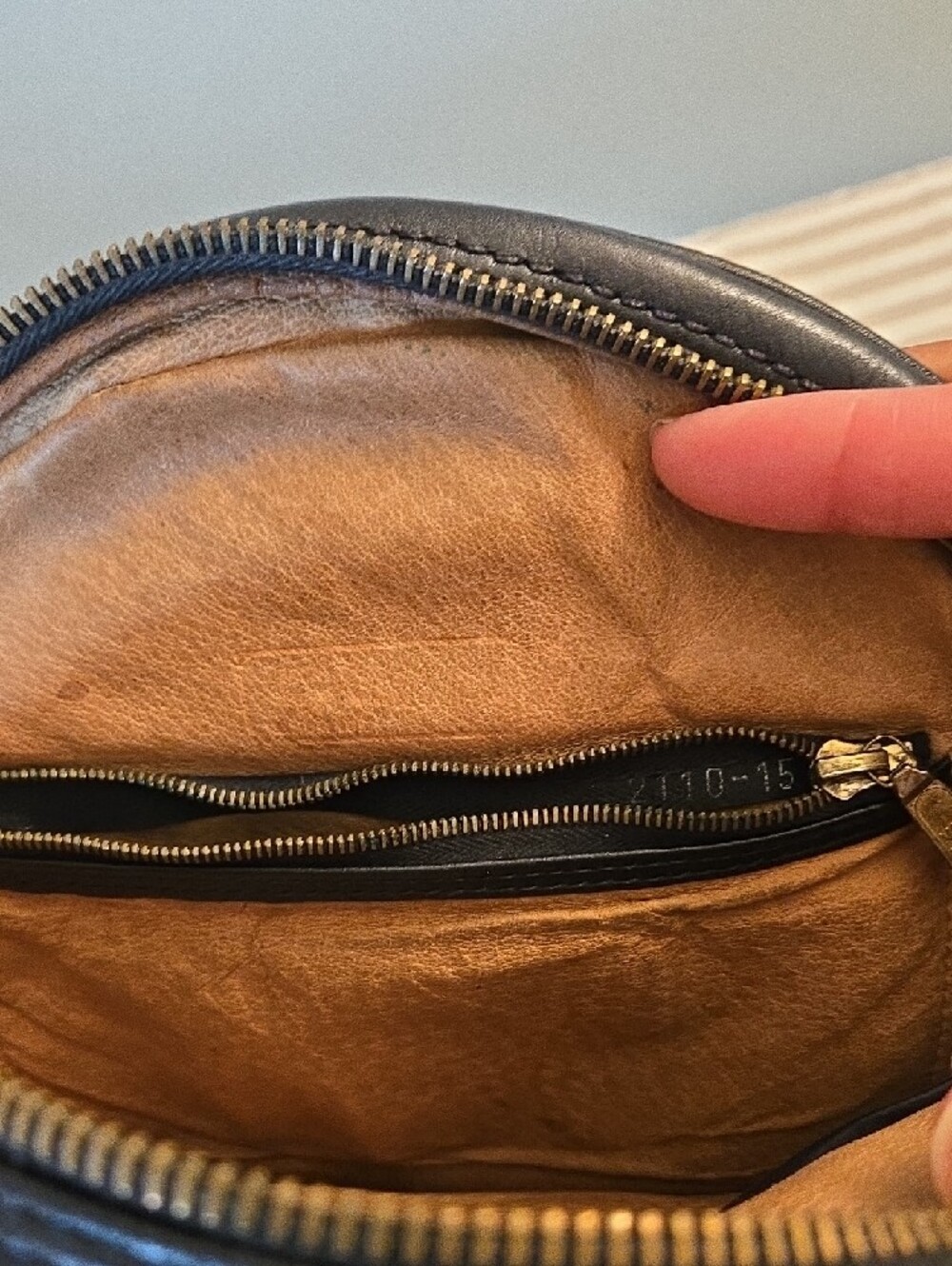 MCM Black Round Crossbody with Tassel Details - Picture 3 of 5